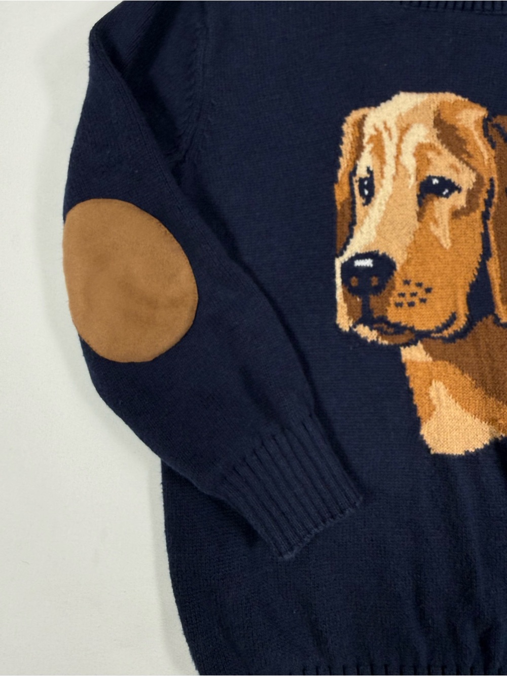 HOPE & HENRY Boys Labrador Retriever Sweater XXS 2T-3T Preppy Equestrian Prep - Picture 6 of 10